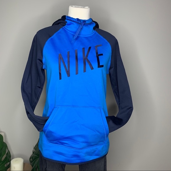 navy blue dri fit hoodie